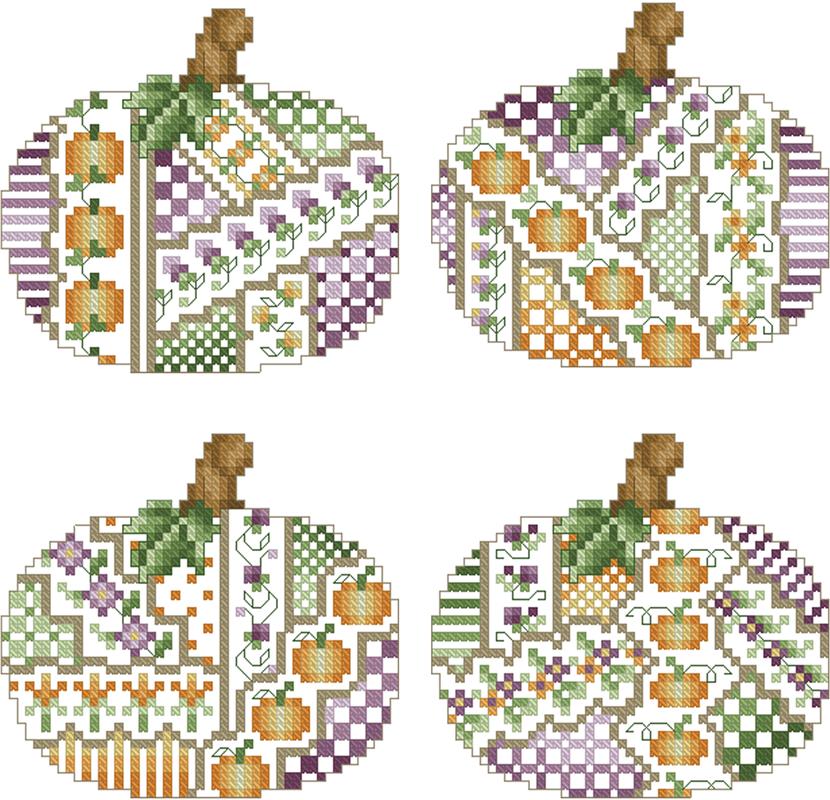 (image for) Crazy Pumpkins Ornaments